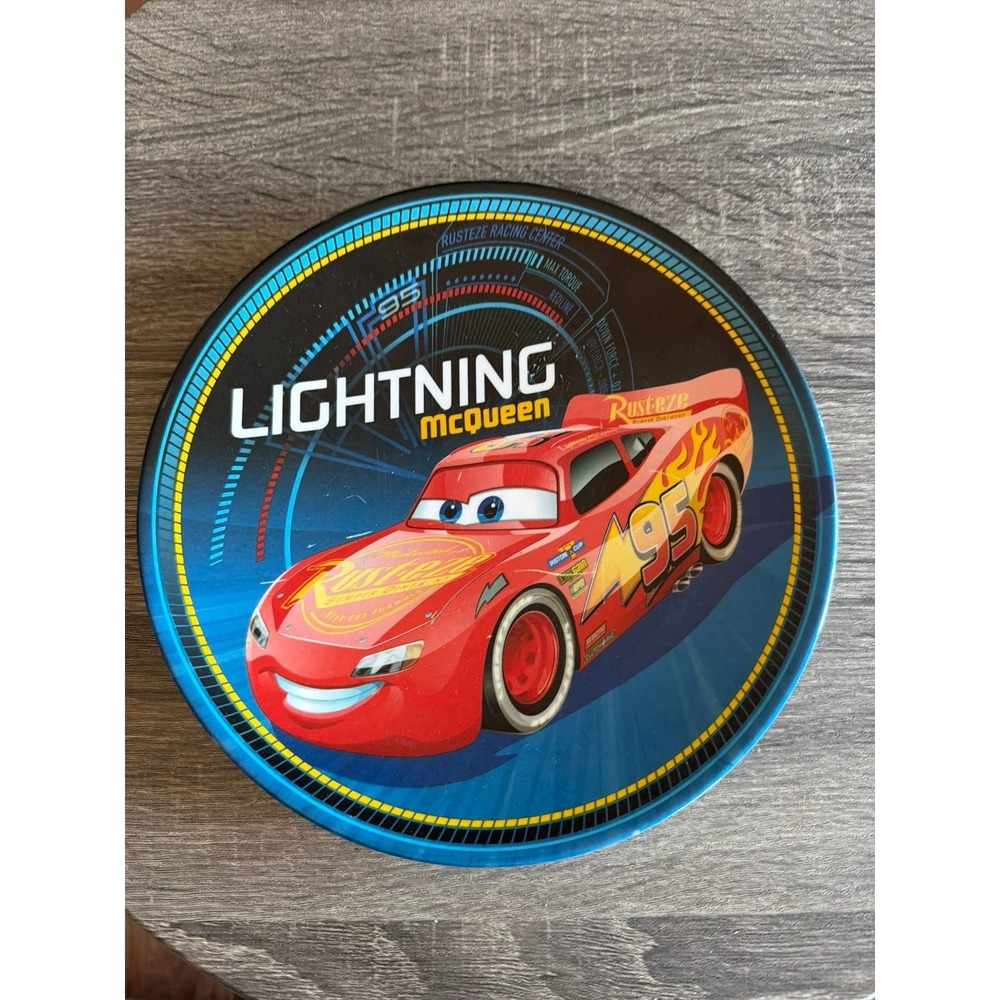 Disney Pixar Cars Lightning McQueen Melamine Plate